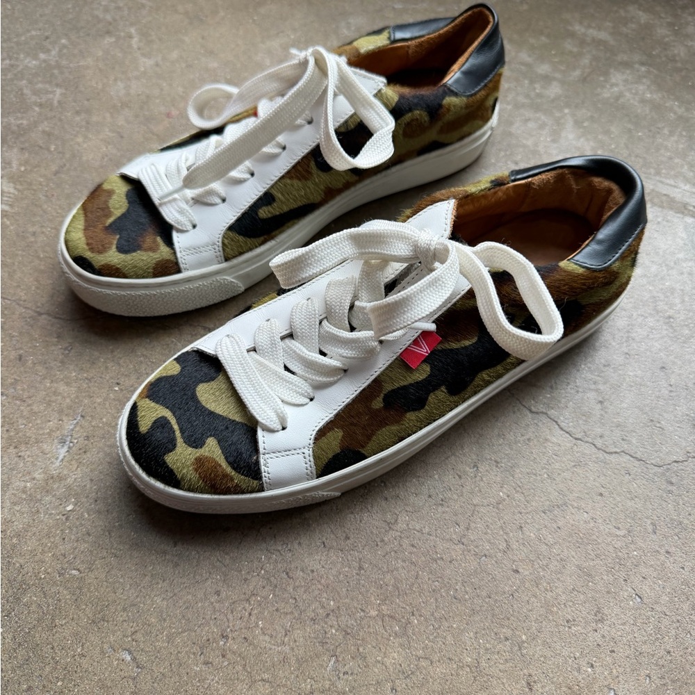 Veronica Beard Pony Hair Sneakers